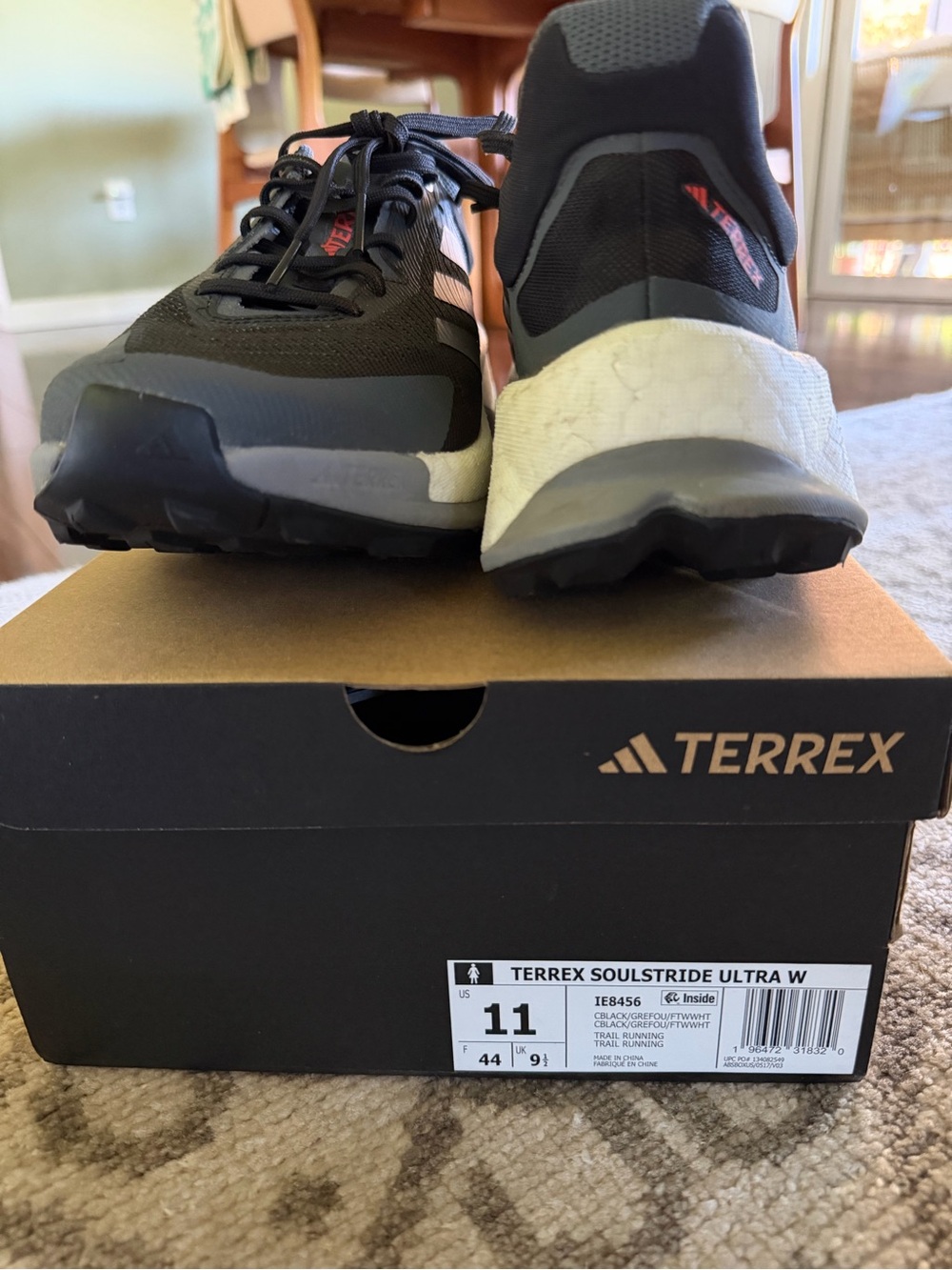 Adidas Terrex Soulstride Ultra W Men's Black/Gray Trail Shoes
